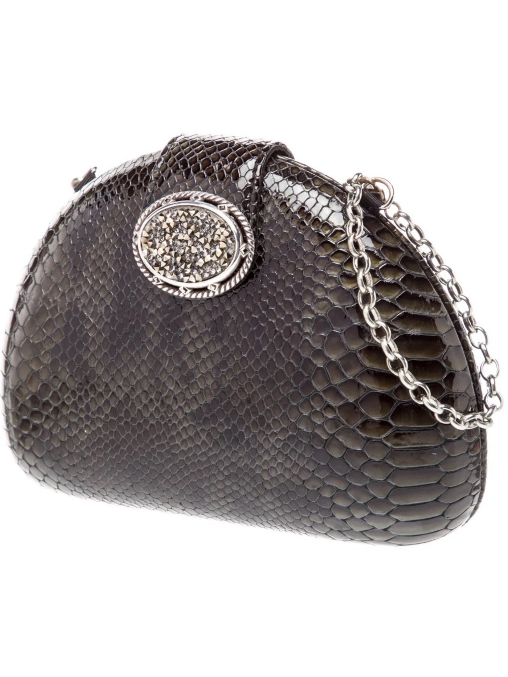 Brighton Midanuiere snakeskin evening bag